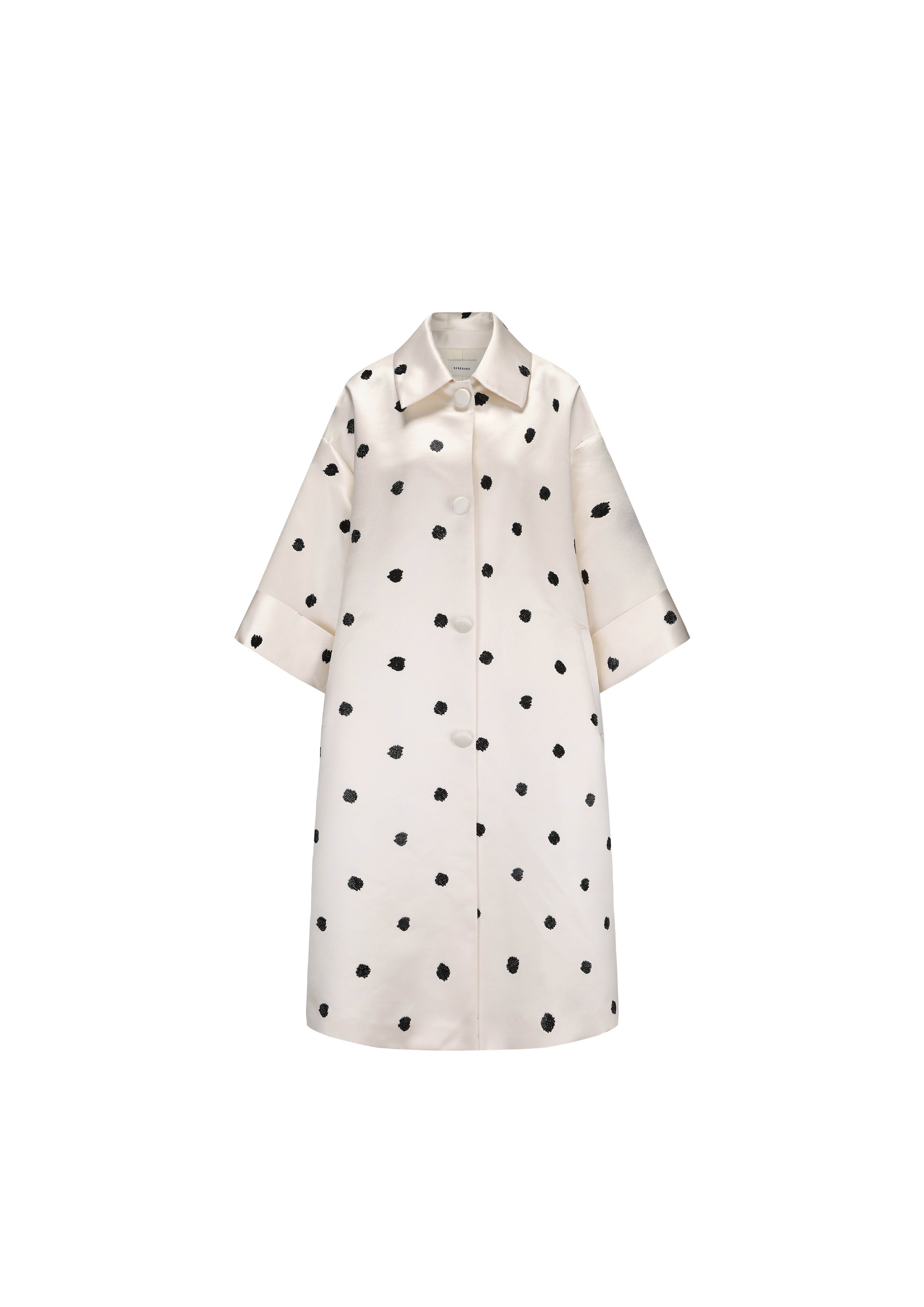 Polka Dot Silk Coat | Markgong Polka Dot Silk Coat | Markgong