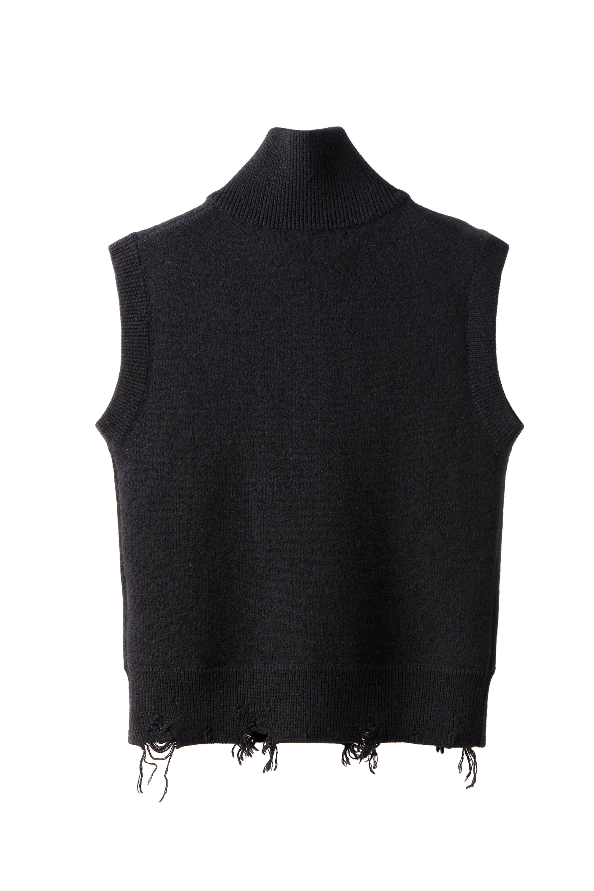 MARKGONG｜Zipper Knitted Vest，Casual
