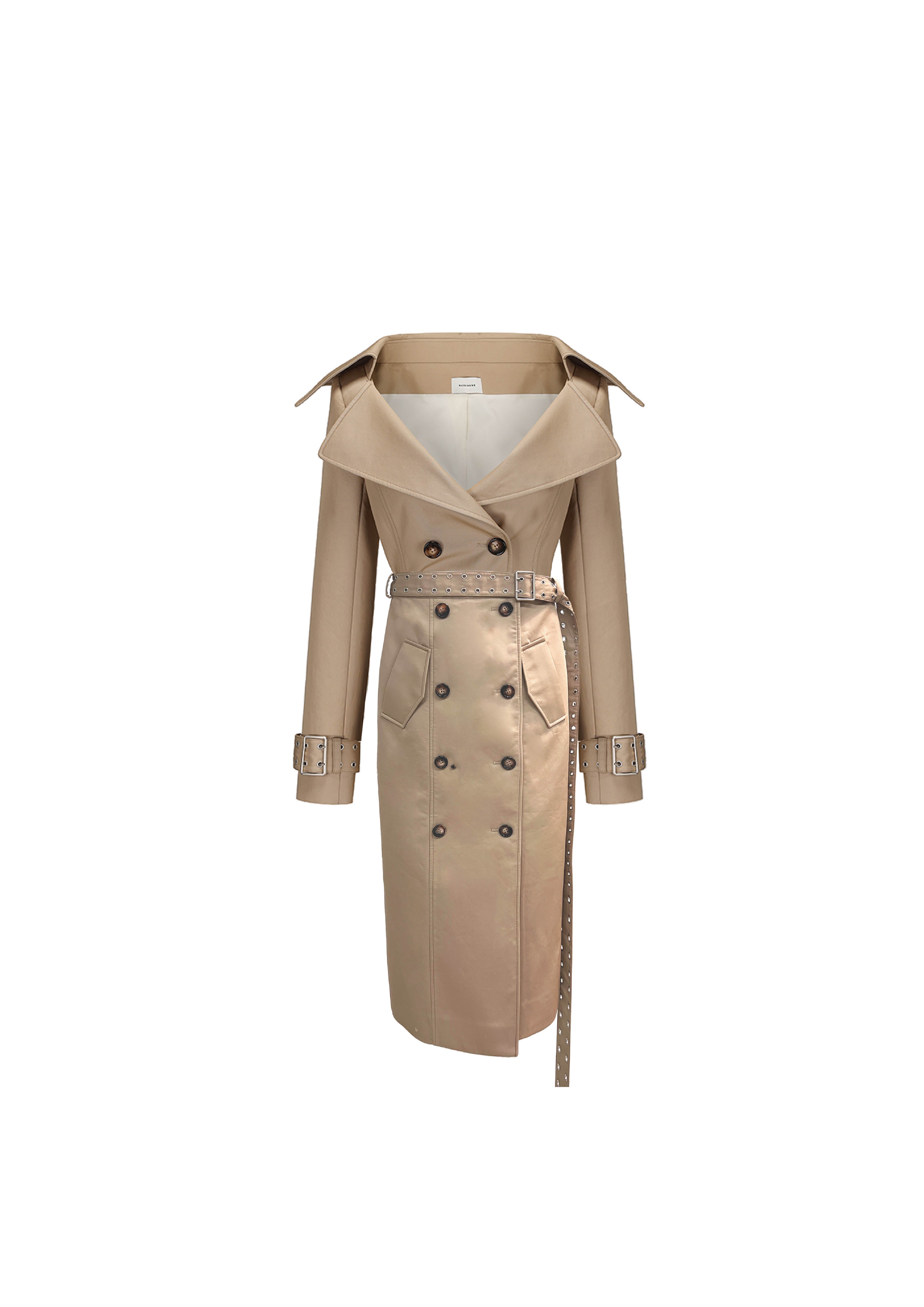 Double Breasted Windbreaker Dress
