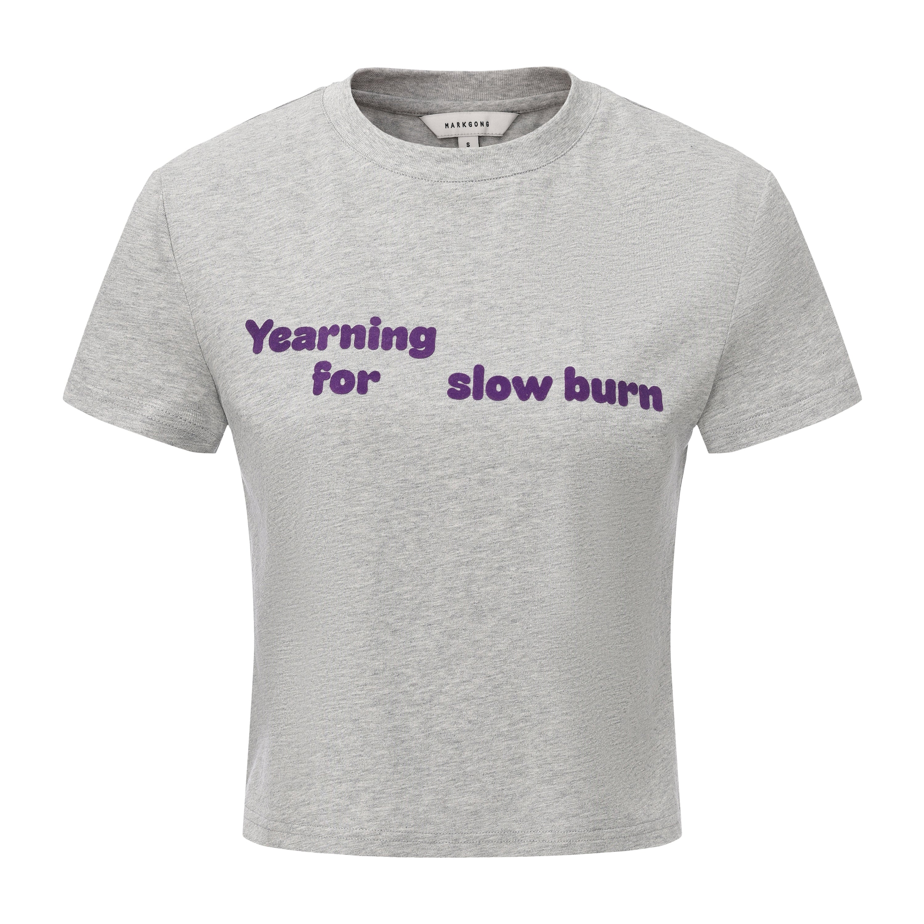 Grey Snail Print Loose Fit T-Shirt