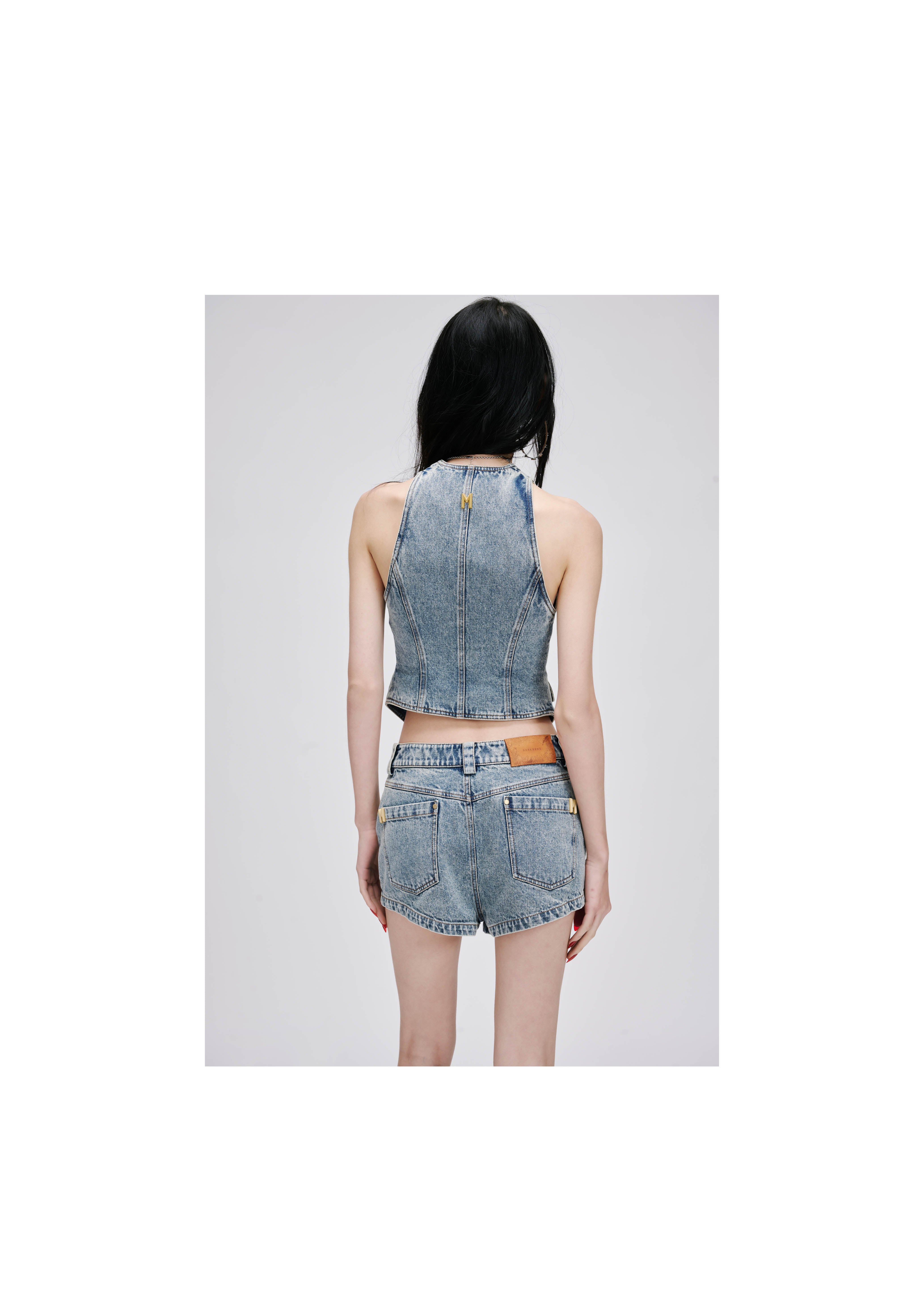 BLUE DENIM VEST
