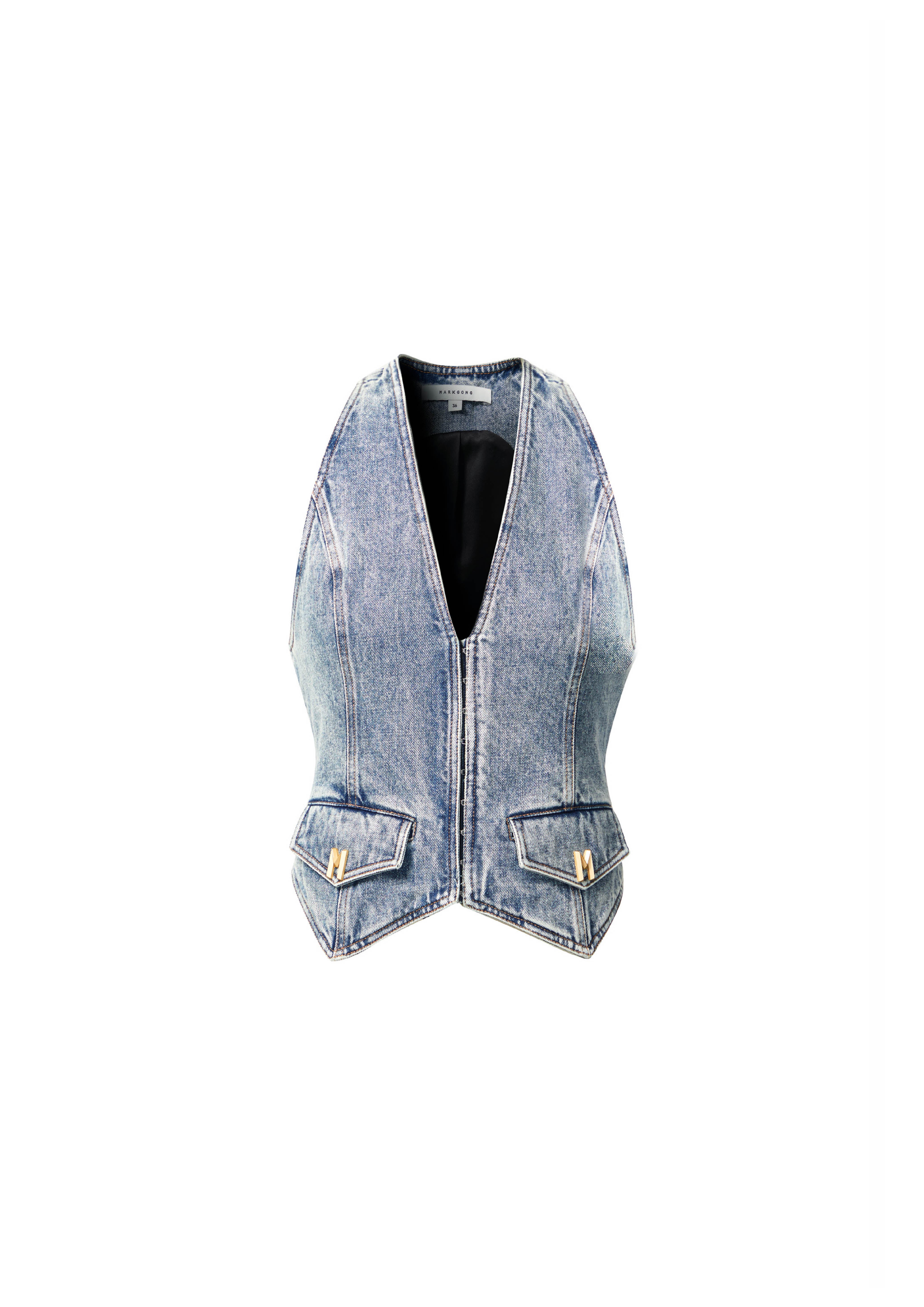 BLUE DENIM VEST