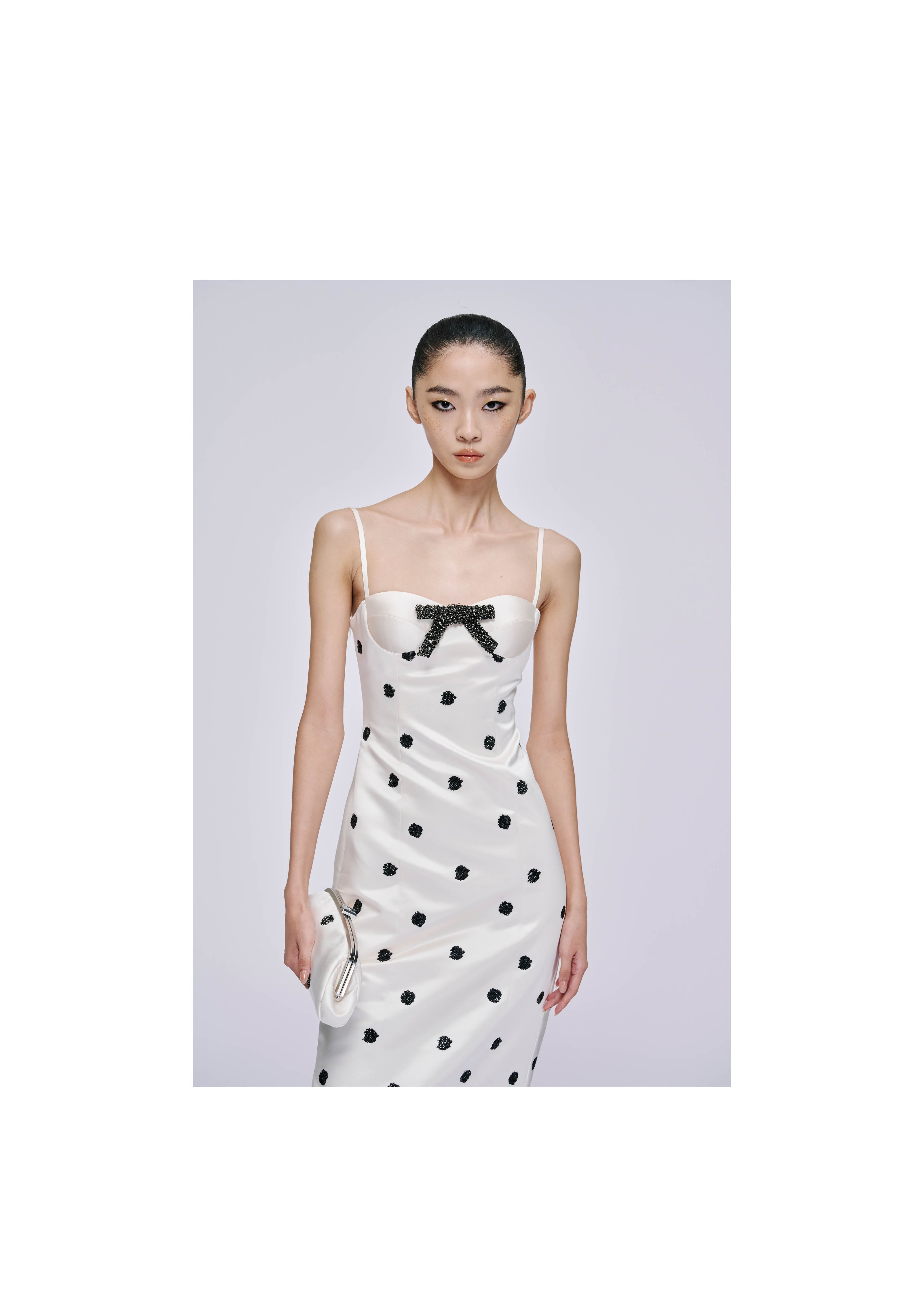 Polka Dot Bodice Mididress