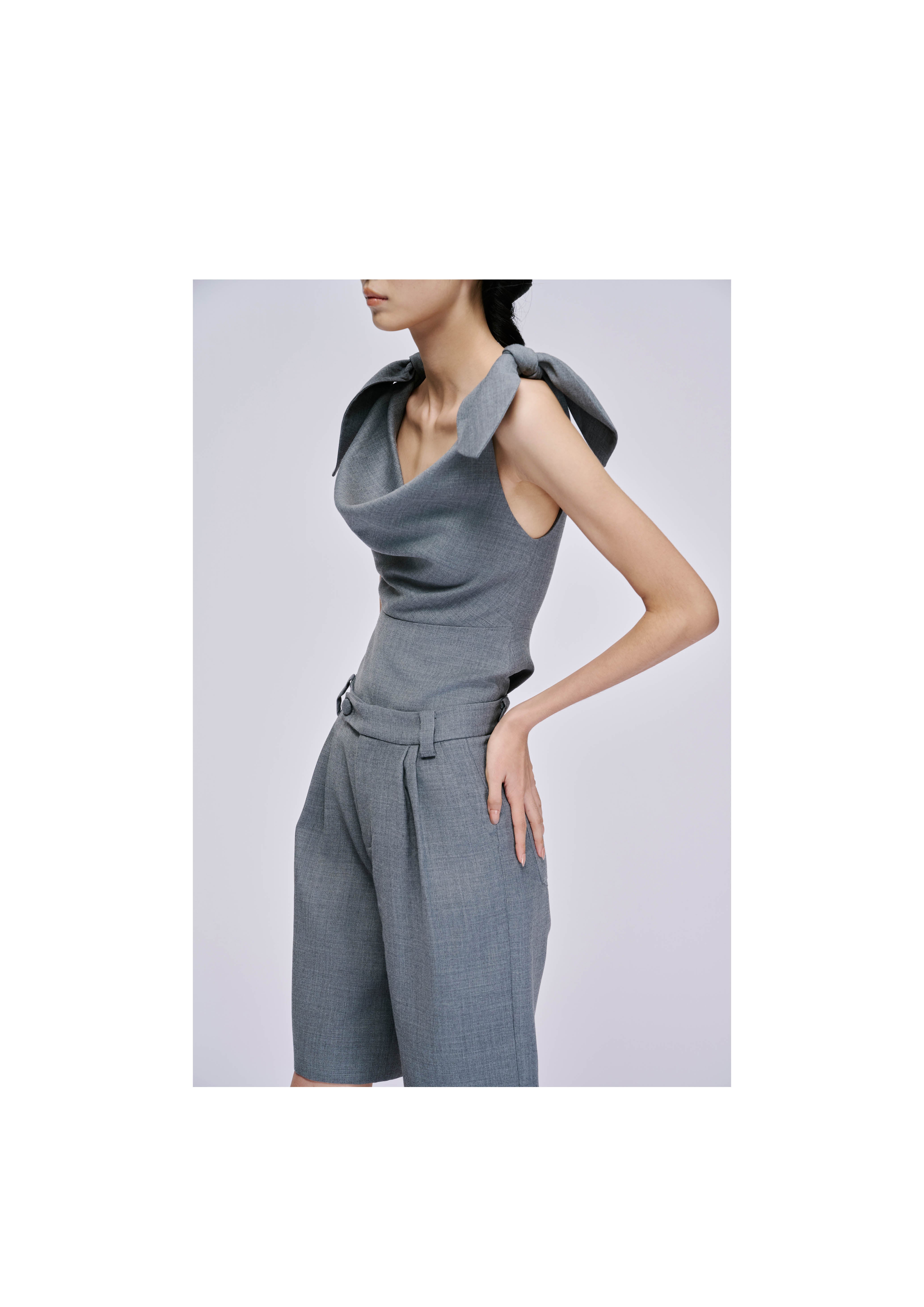 wool dress shorts Frankie Wool Shorts in Off-White Off-White / 2 / M
