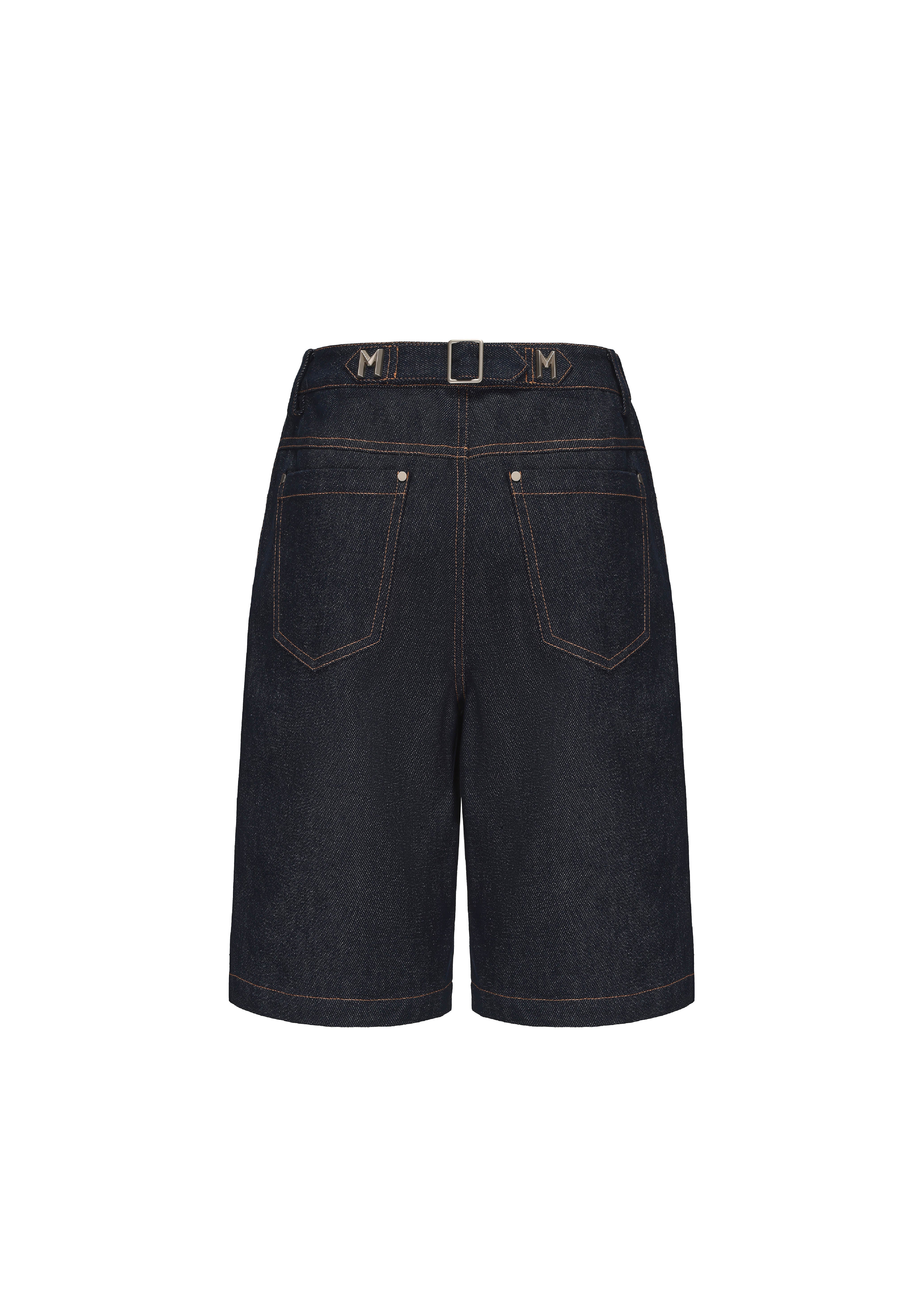 Denim Beaded Suit Shorts | Markgong