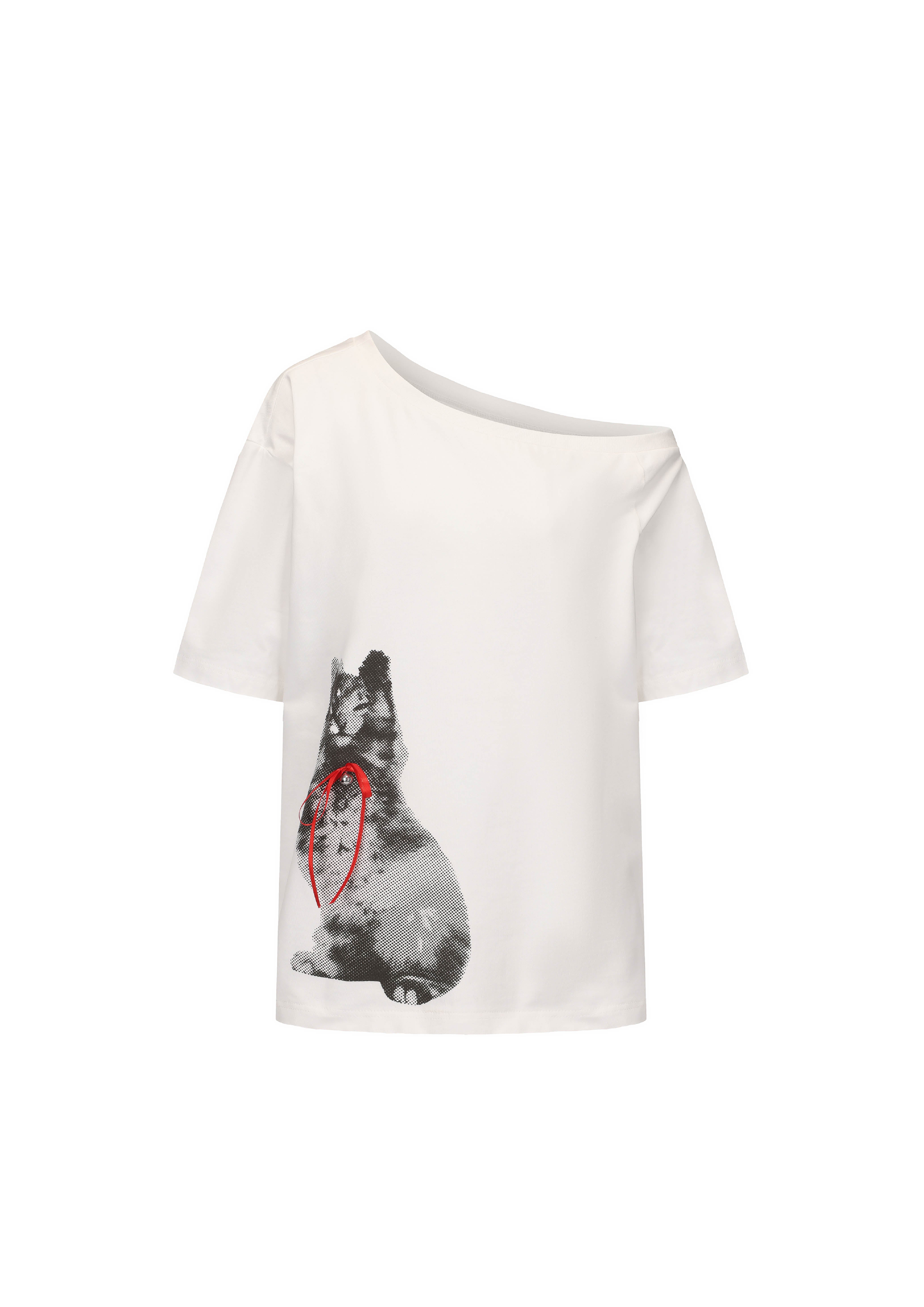 MARKGONG 犬プリント グレー Tシャツ SS25.jpg?v=1736779192&width=480