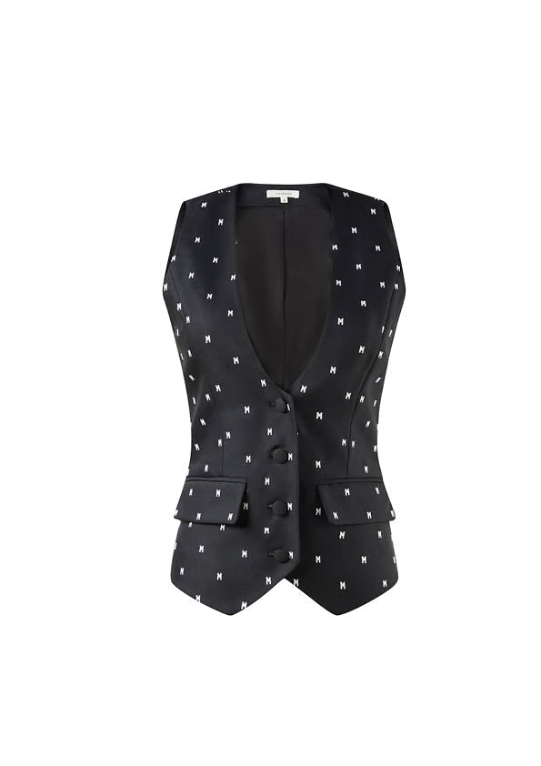 CLASSIC MONOGRAM EMBROIDERY VEST